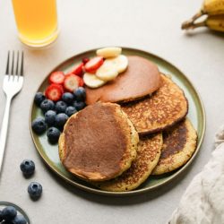 Banana protein pancakes