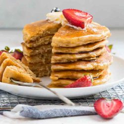 Oat flour pancakes