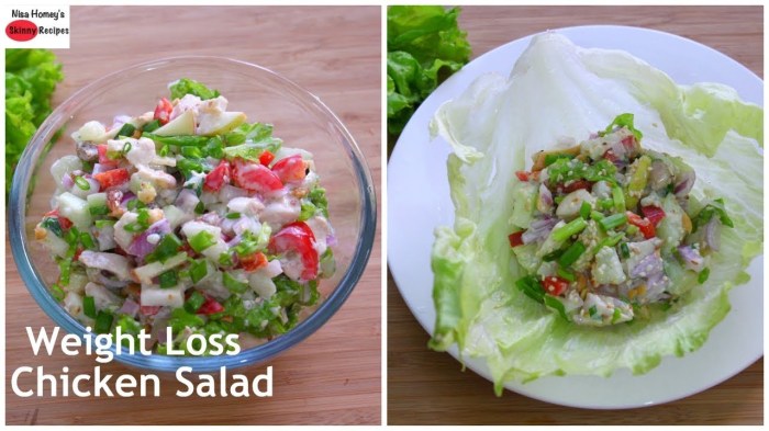 Low calorie chicken salad