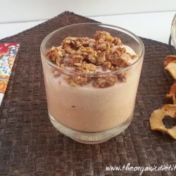 Apple crisp yogurt and cottage cheese bowl