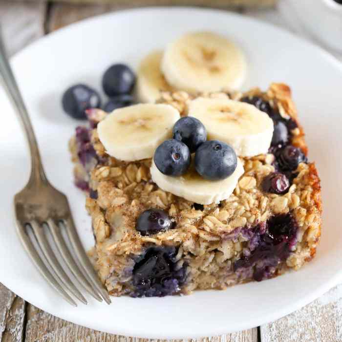 Weight control banana bread oatmeal