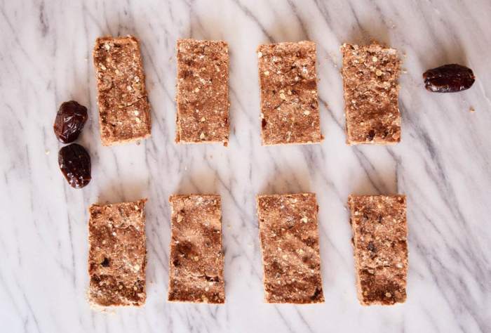 No bake protein bar