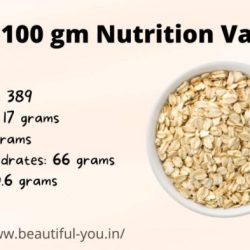 Protein in 100g oats