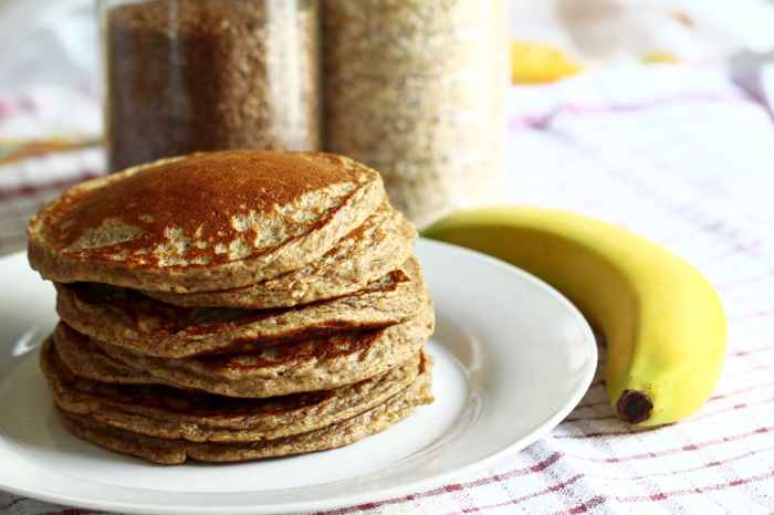 Banana egg pancakes