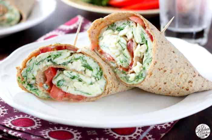 Egg white wrap recipe