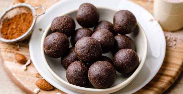 Protein powder energy balls