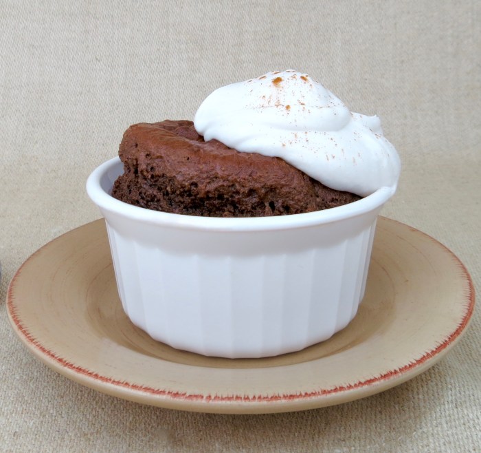 Keto chocolate mug cake