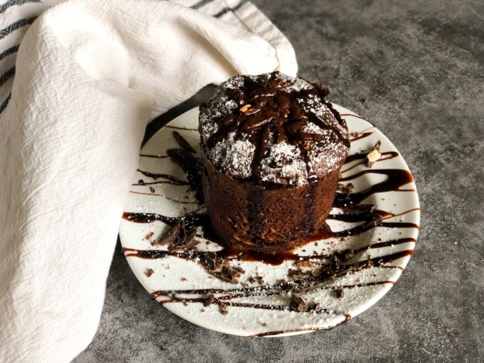 Keto chocolate mug cake