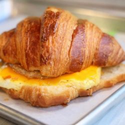 Supermarket breakfast bread