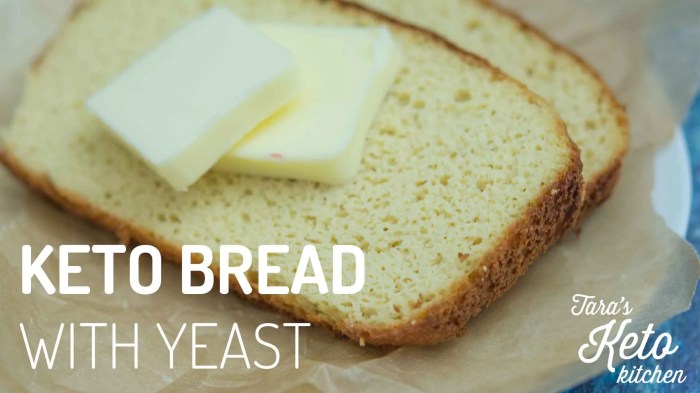 Coconut flour bread with yeast