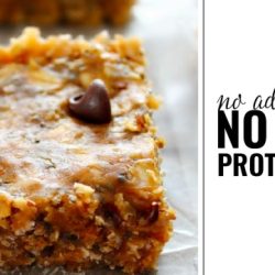 No bake protein bars