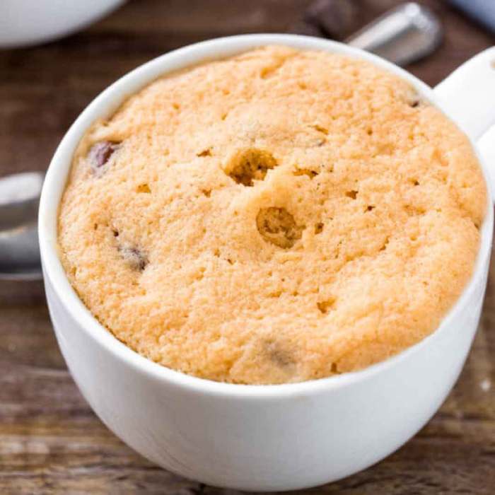 Vanilla protein mug cake