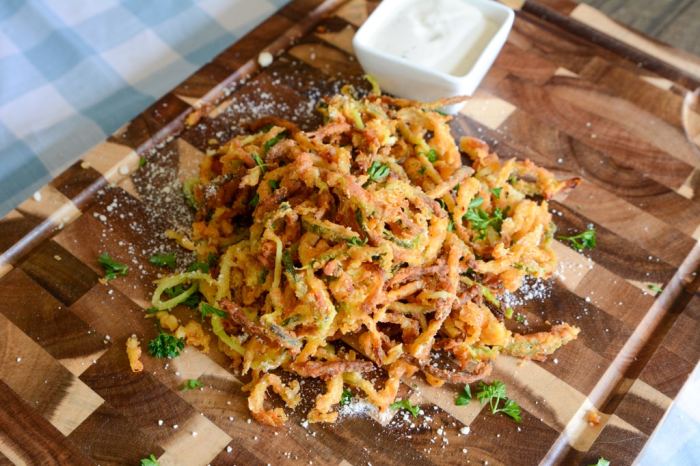 Zucchini curly fries air fryer