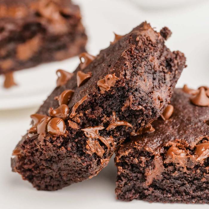 Air fryer vegan brownies