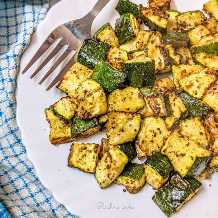 Air fryer zucchini fries no breading