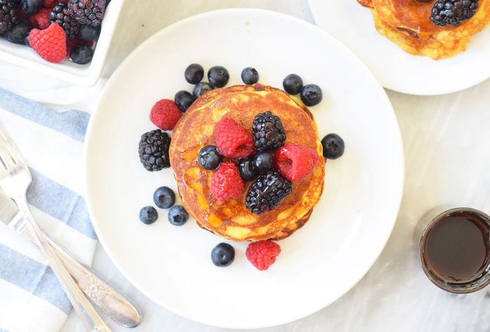 Coconut flour pancake recipe