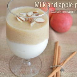 Milk apple pudding xylitol