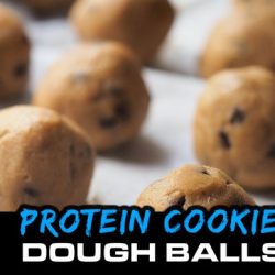 Protein powder cookie dough balls