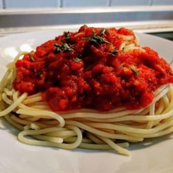 Spaghetti arrabiata