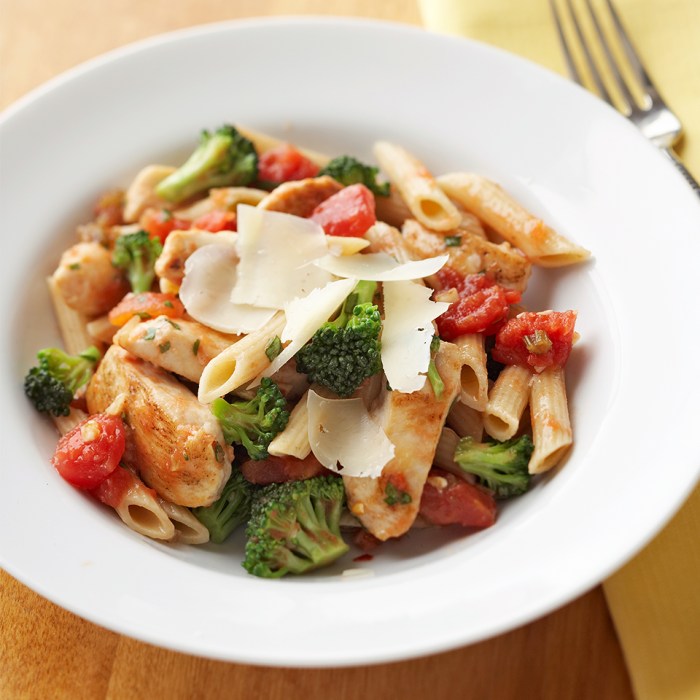 Healthy chicken pasta recipes