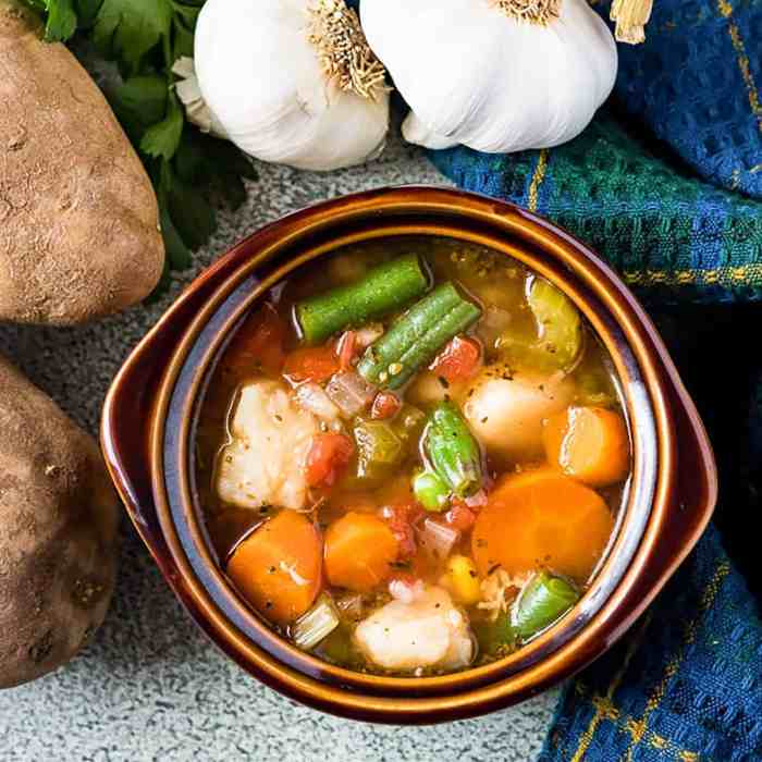 Instant pot vegetable soup with dry beans