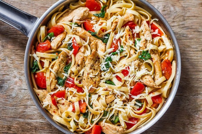 Healthy chicken pasta recipes