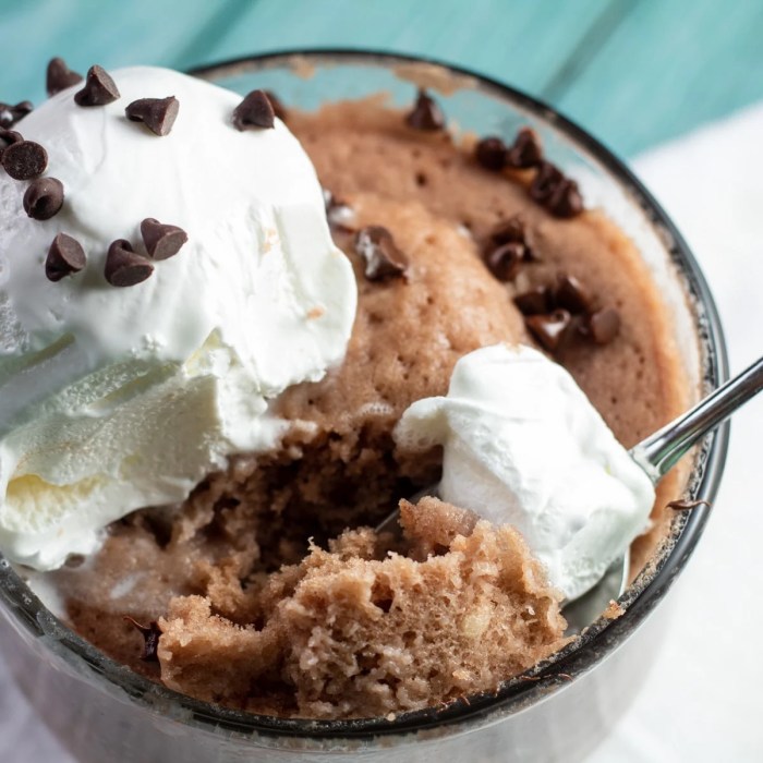 Protein powder mug cake