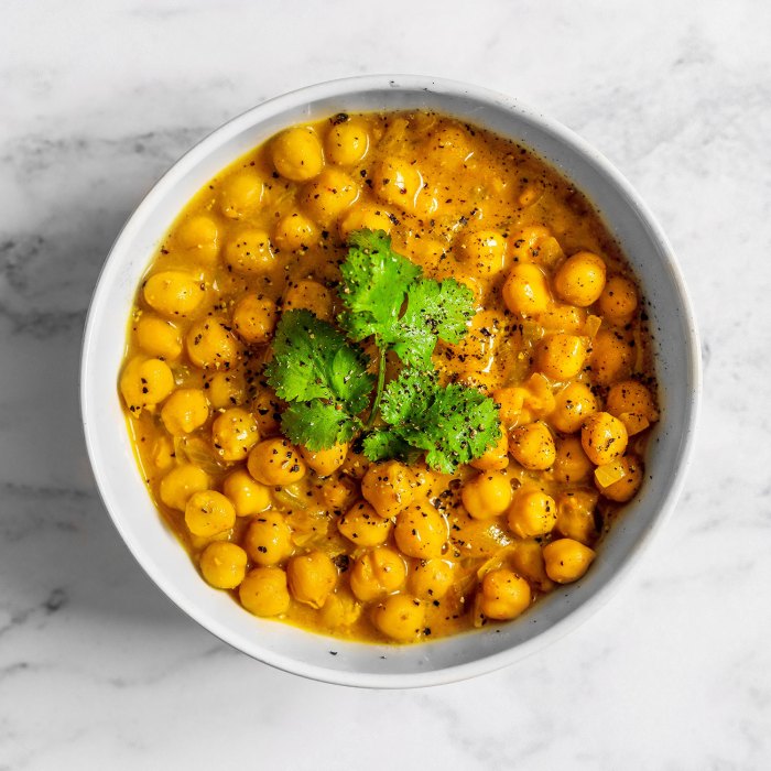 Coconut chickpea curry recipe