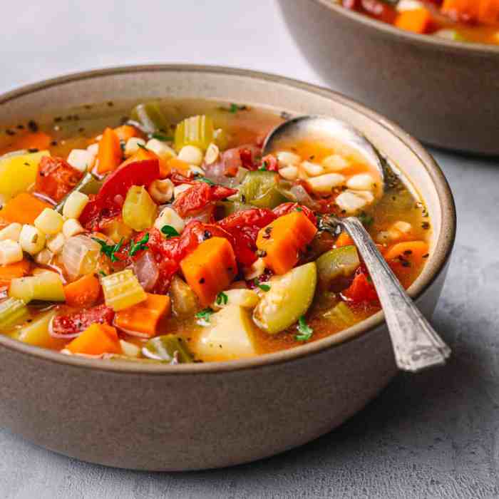 Instant pot vegetable soup with dry beans