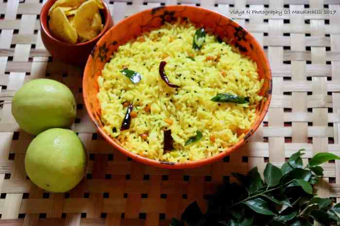 Rice lemon variety masalachilli