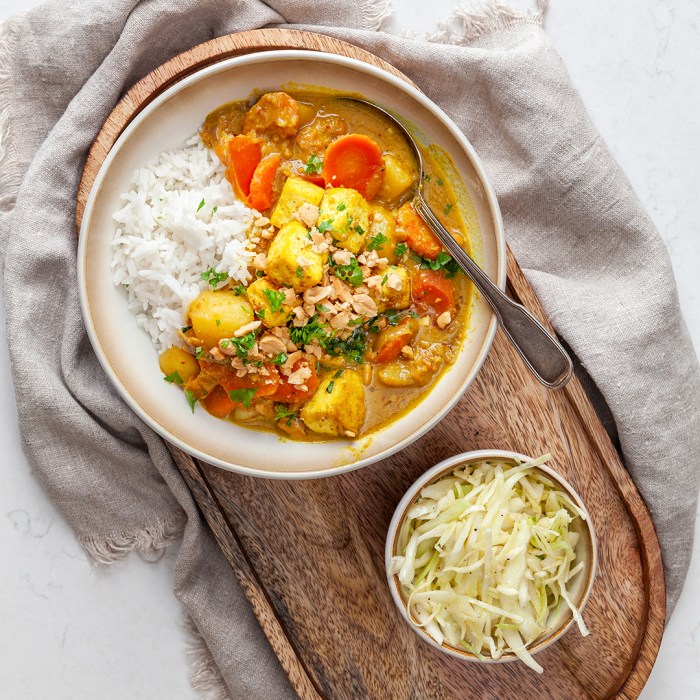 Massaman curry with tofu