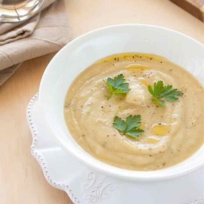 Celeriac soup recipe