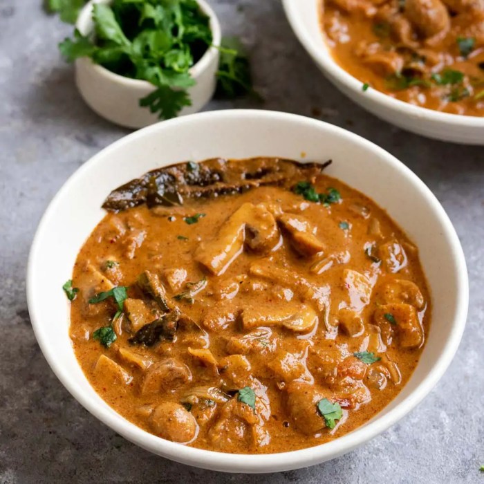 Mushroom curry