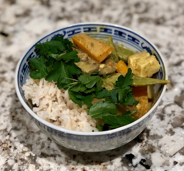 Vegan masaman curry