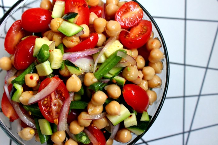 Garbanzo beans in chili