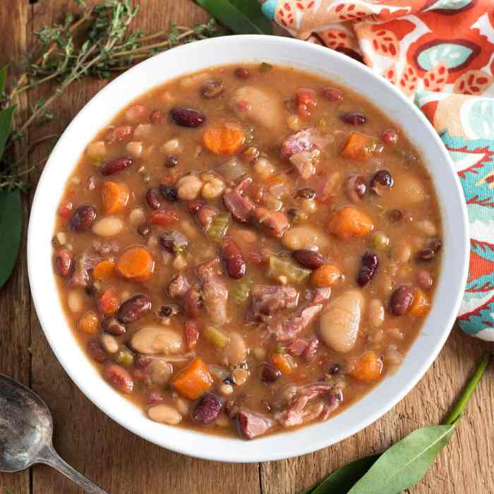 Instant pot vegan bean soup