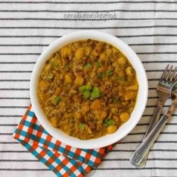 Lentil & chickpea curry