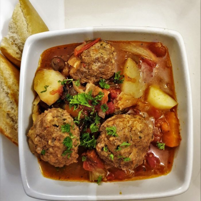 Meatballs soup