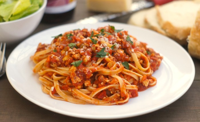 Tofu with pasta