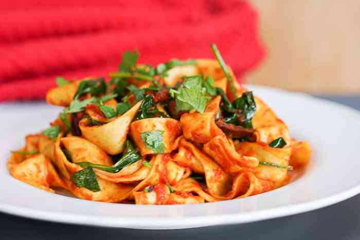 Harissa pasta recipe