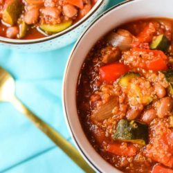 Instant pot veggie chili quinoa