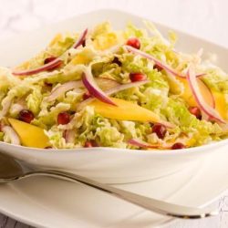 Mango red onion salad