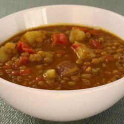 * pressure cooker recipe vegetable * lentil soup