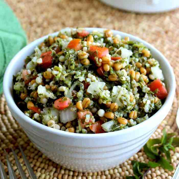 Vegan tabbouleh