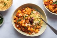 Veg tagine with chickpeas