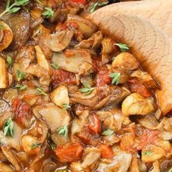 Mushroom dishes vegan