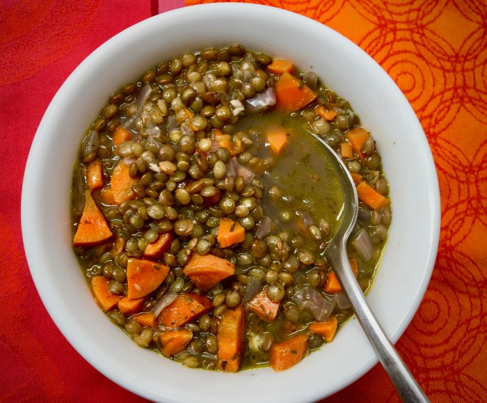 Carrot and lentil soup recipe