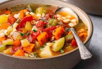 Instant pot vegetable ham soup